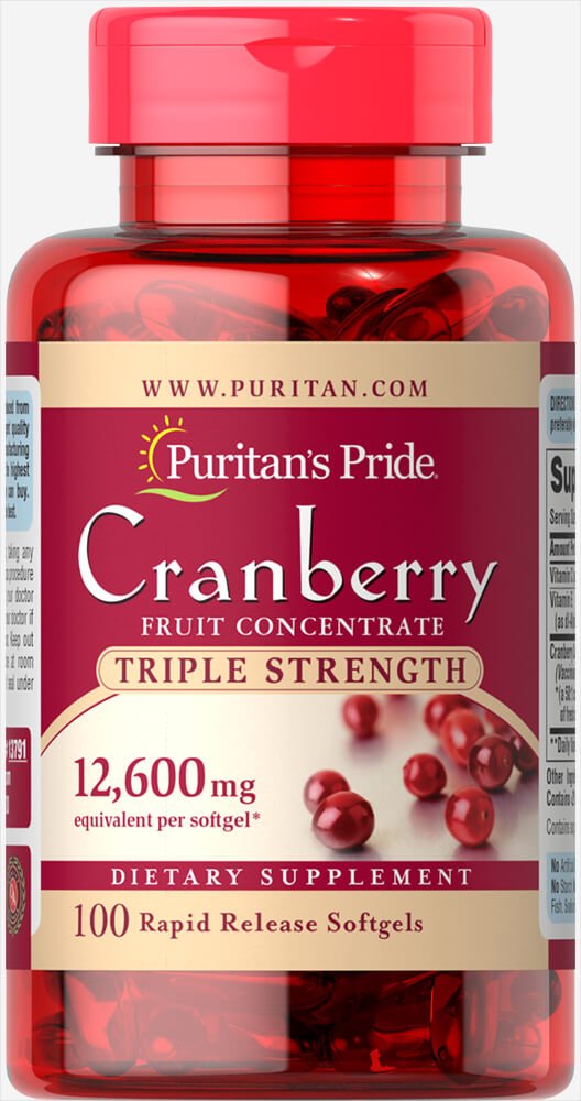 Triple Strength Cranberry Fruit Concentrate Supplement