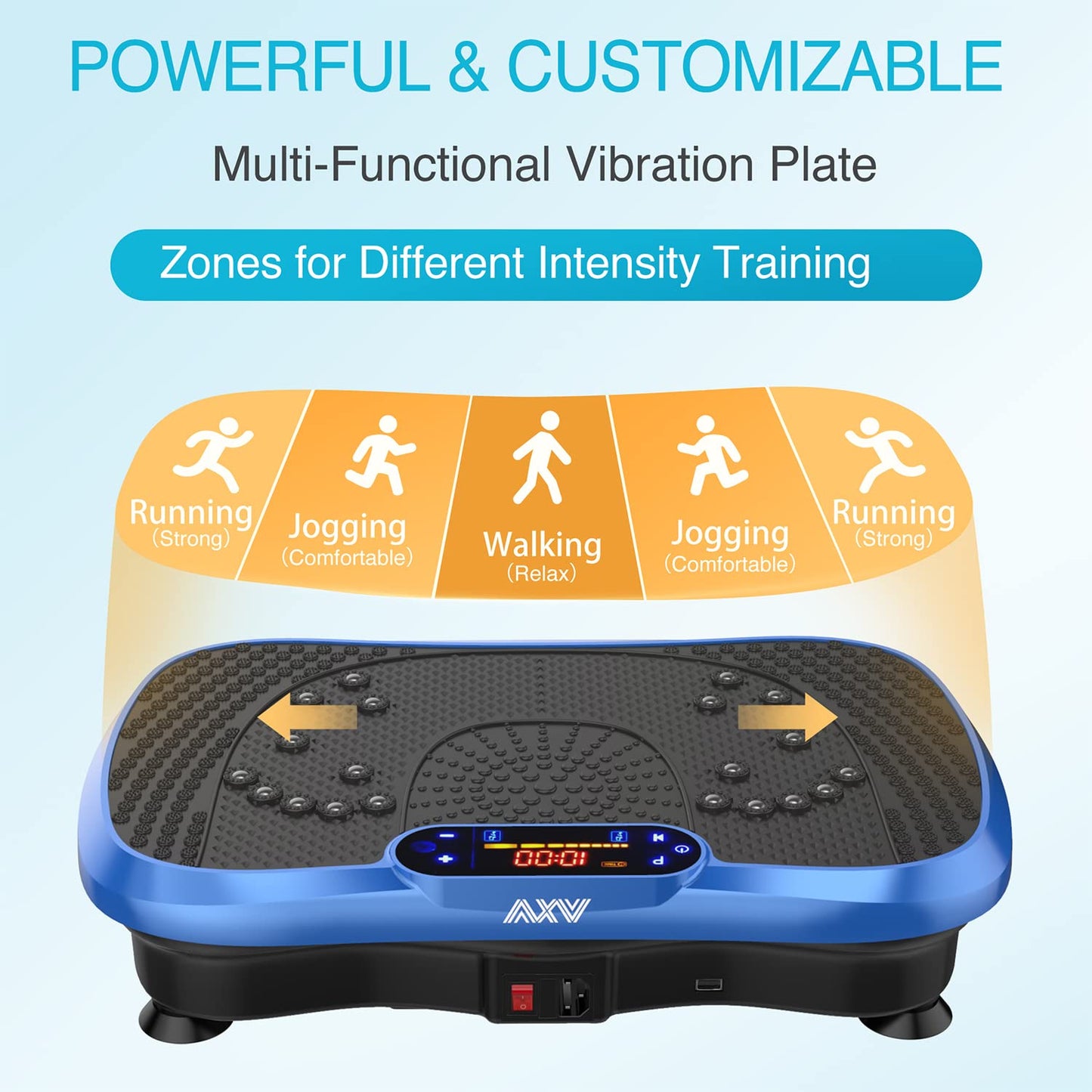 Full Body Vibration Fitness Plate