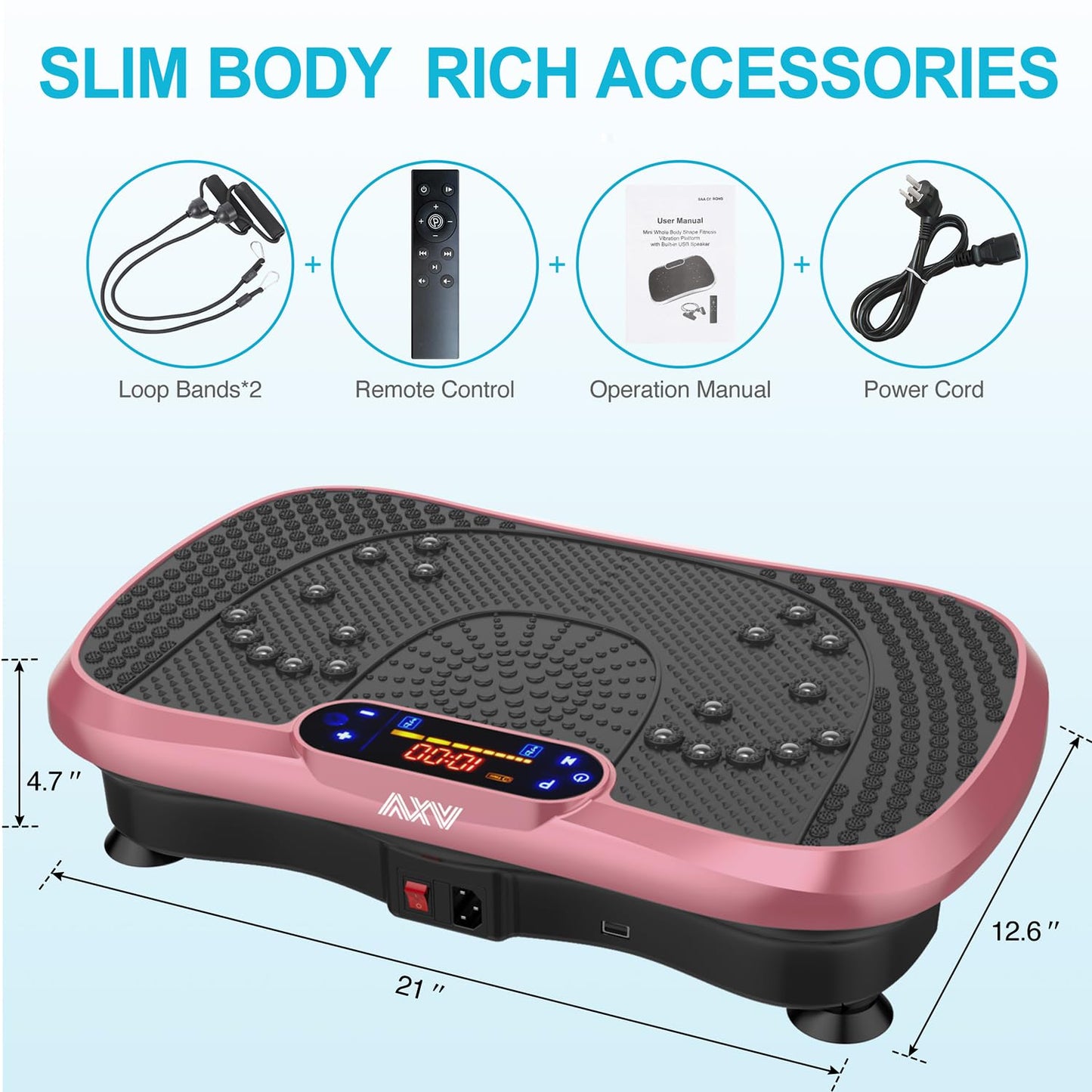 Full Body Vibration Fitness Plate