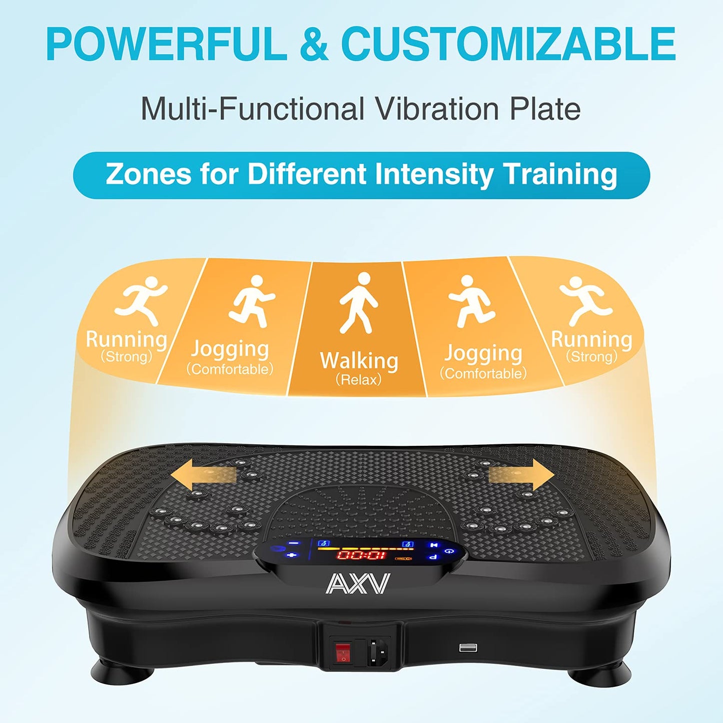 Full Body Vibration Fitness Plate