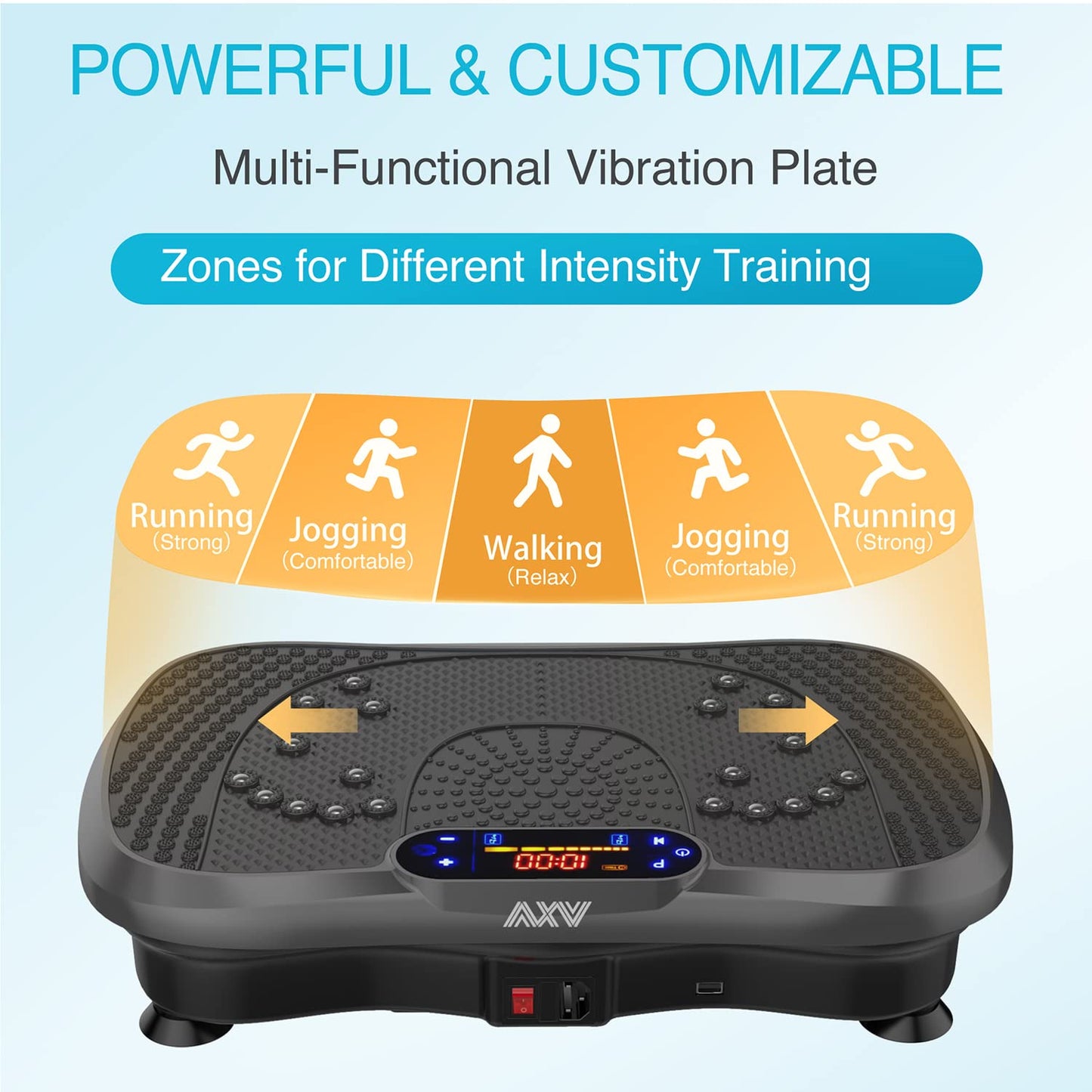 Full Body Vibration Fitness Plate