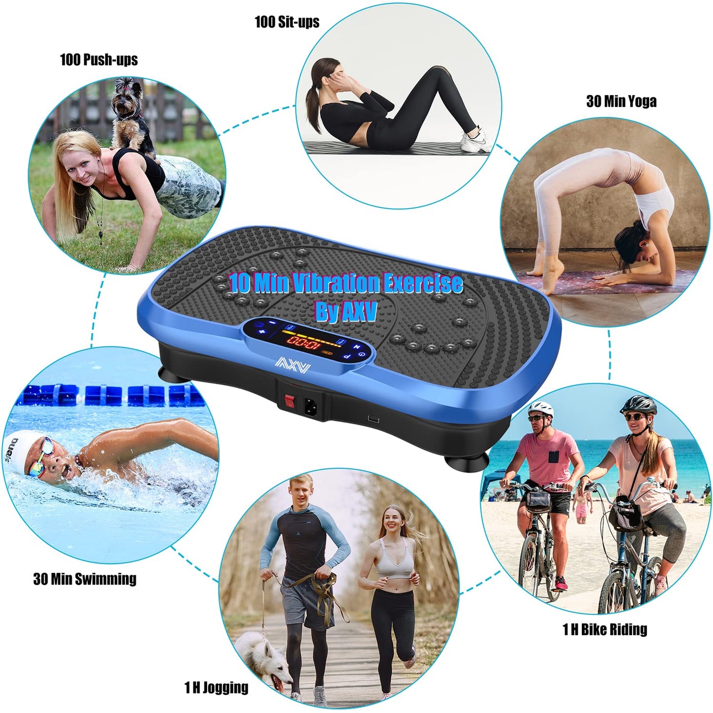 Full Body Vibration Fitness Plate