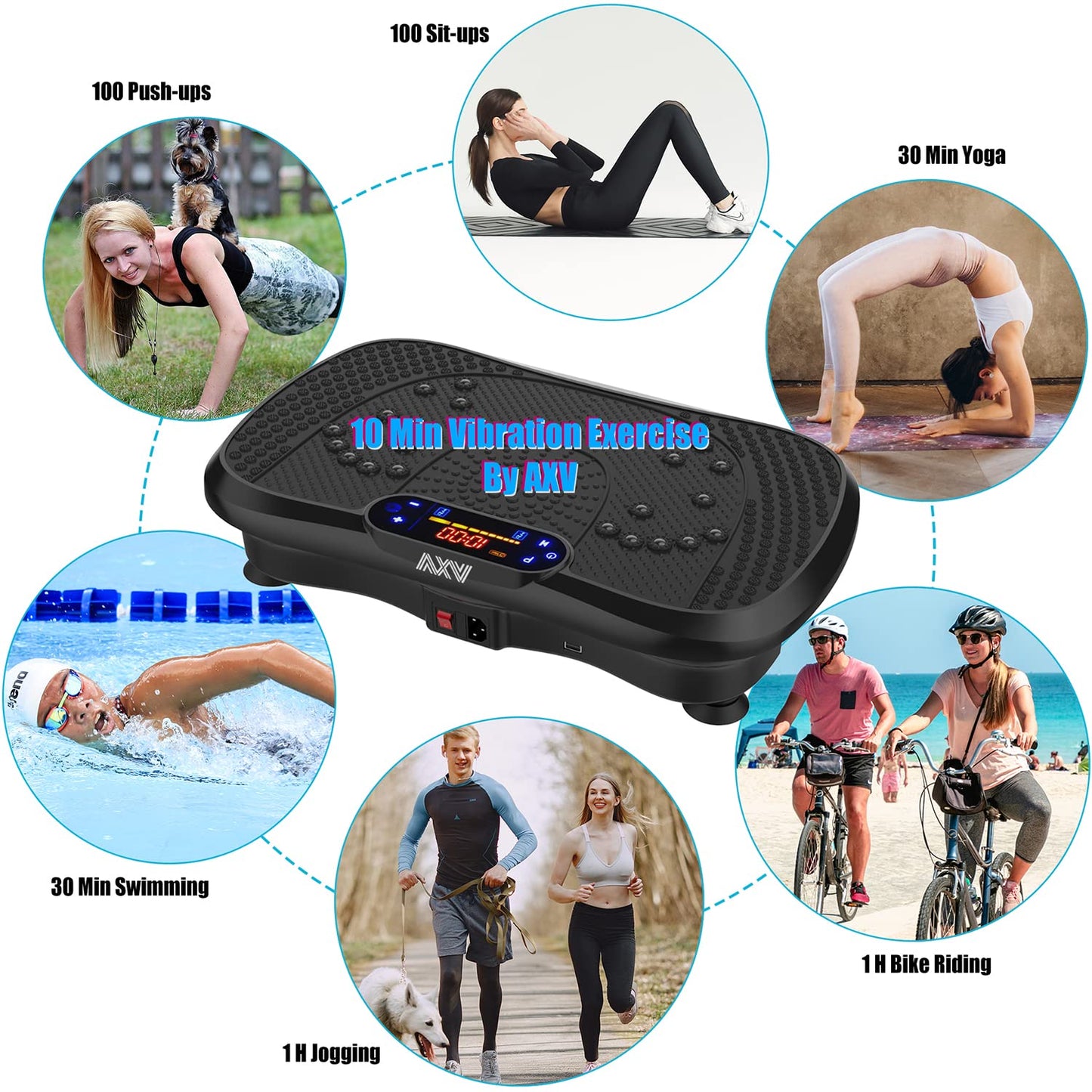 Full Body Vibration Fitness Plate