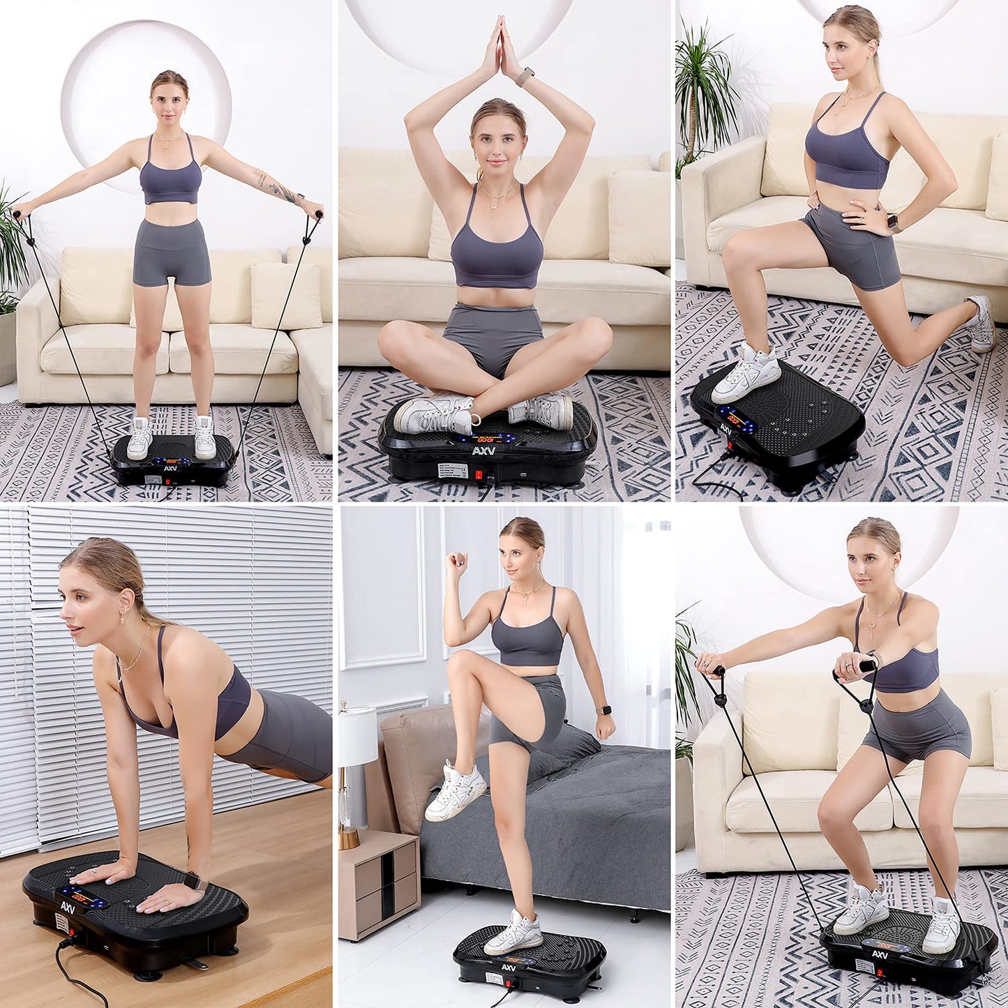 Full Body Vibration Fitness Plate