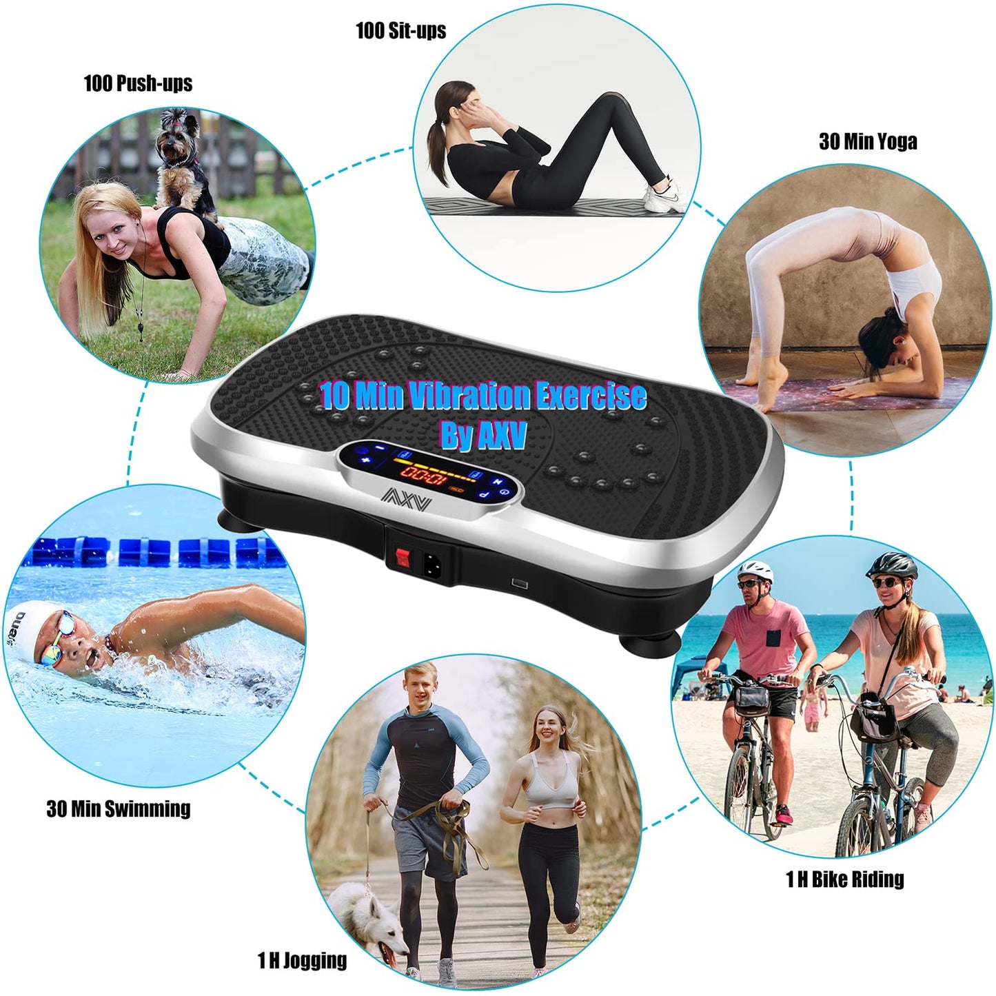 Full Body Vibration Fitness Plate